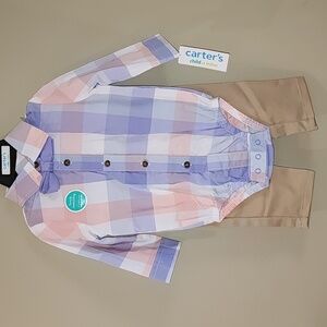 Carter's Child of Mine Baby Boy Outfit 3-Piece Set, 6-9 months